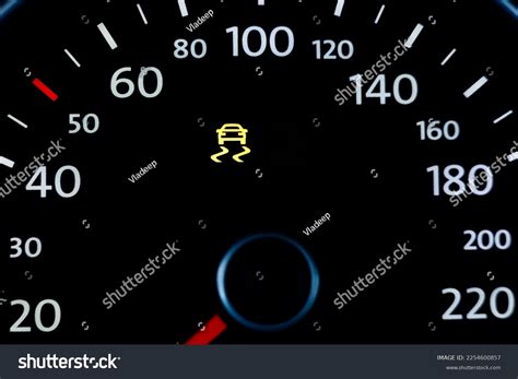 Car Interior Gauge Esp Light Stock Photo 2254600857 | Shutterstock