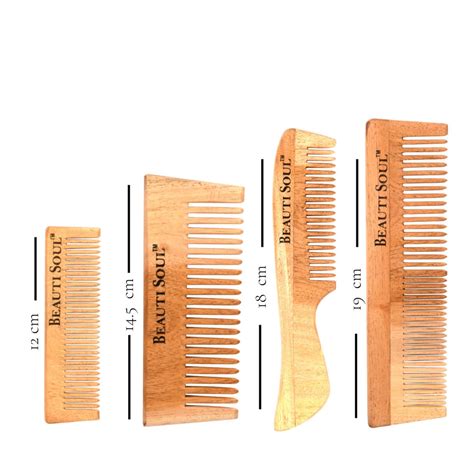 Buy BEAUTISOUL NEEM WOODEN COMB | HANDMADE NATURAL PURE NEEM HAIR COMB ...