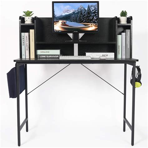 Buy lazzo 42" Gaming Desk,Home Office Desk with Detachable Monitor ...