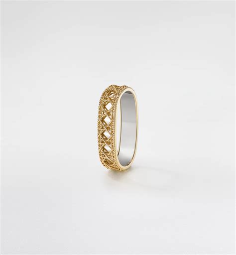 My Dior Ring Yellow and White Gold | DIOR