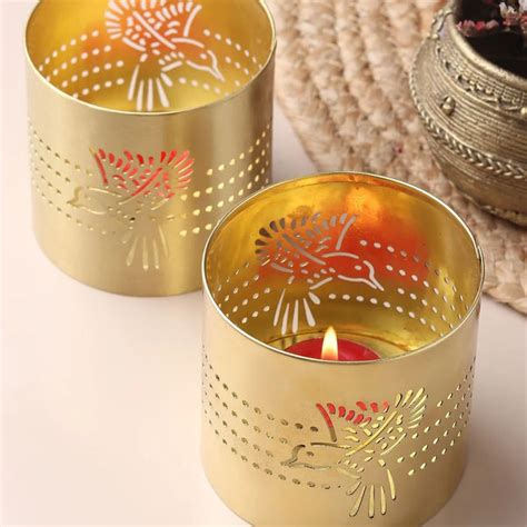 Brass T-light holder