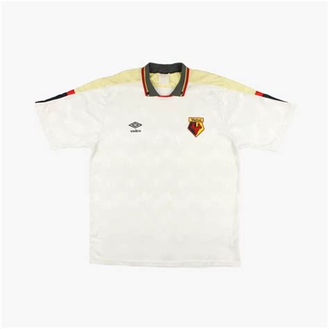 Watford 1988/91 Away Jersey - Retro Version | Noble Soccer Store