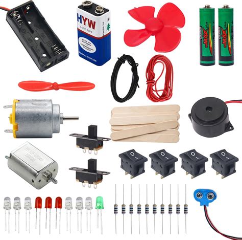 Electronic Spices Electronic Component Kit with 50 Experiment tutorials ...