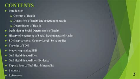 Social determinants of health and oral health | PPTX