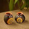 Buy ExclusiveLane Small Twin Miniature Owl Pot-Faces for Living Room ...