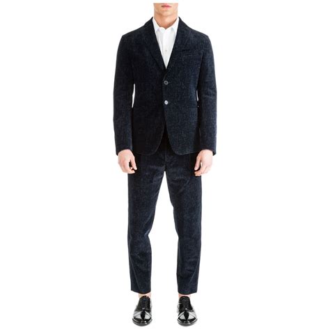 Emporio Armani Men's Suit In Blue | ModeSens