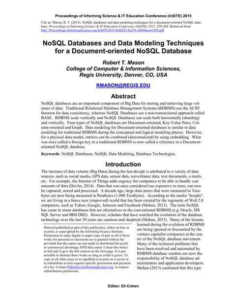 Image result for NoSQL Database Model