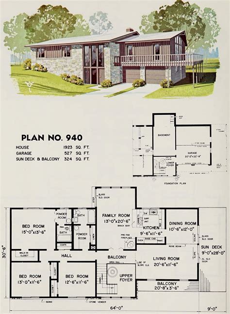 See 125 vintage 60s home plans used to design build millions of mid ...