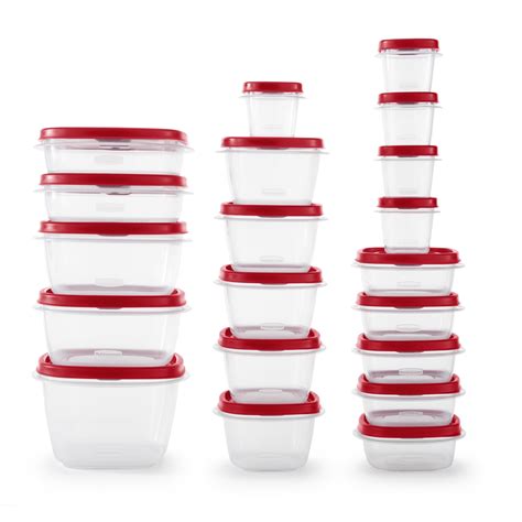 Rubbermaid EasyFindLids 40 Piece Food Storage Containers with Vented ...