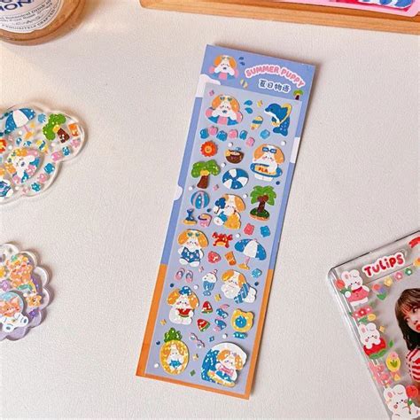 Kawaii Cartoon Laser Shining PVC Stickers – Crazily Kawaii