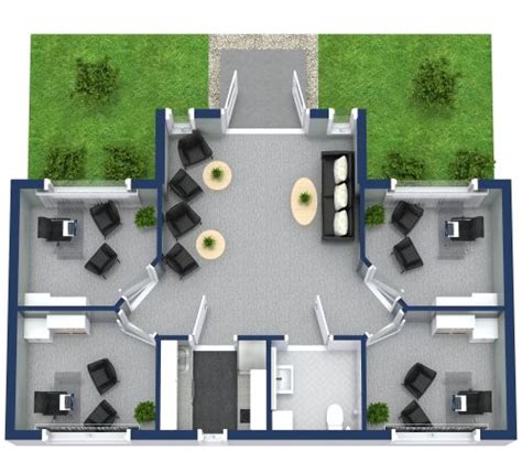 Small Office Interior Design Layout Plan 的图像结果