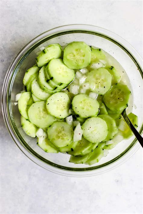 Basic + Awesome Vinegar Cucumber Salad – Roots and Radishes