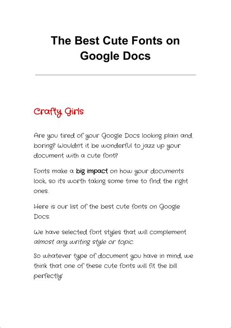 Best Retro Fonts On Google Docs