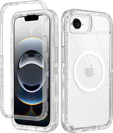 Amazon.com: I-HONVA for iPhone 16e Case 2025 Clear [Non Yellowing ...