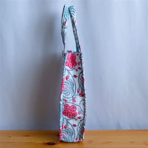 Handblock Bottle Bag – Anokhi Textiles