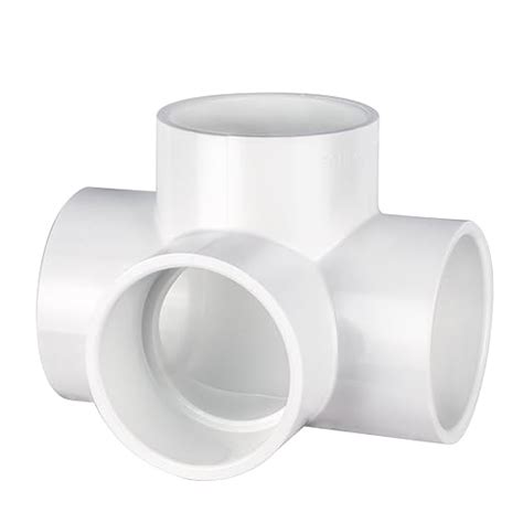 2" 4-way Tee PVC Fitting Connector : Amazon.in: Home Improvement