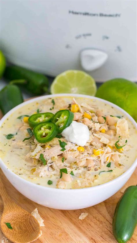 Slow cooker white chili – Artofit