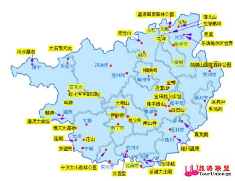广西区行政地图,广西行政地图 - 伤感说说吧