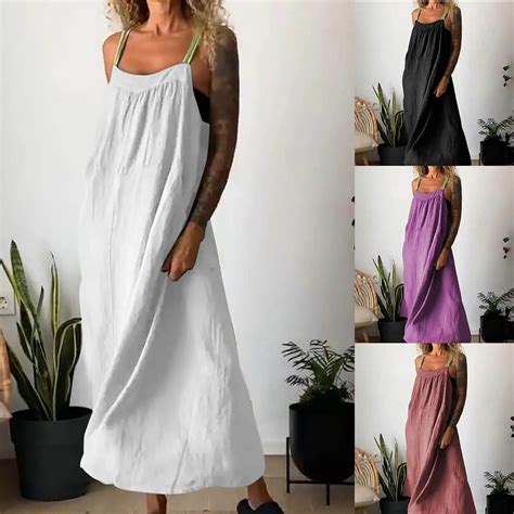 Aboser Plus Size Sundress for Women Summer Beach Vacation Dresses ...