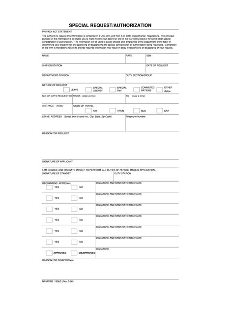 US NAVPERS 1336/3 1996 - Fill and Sign Printable Template Online | US ...
