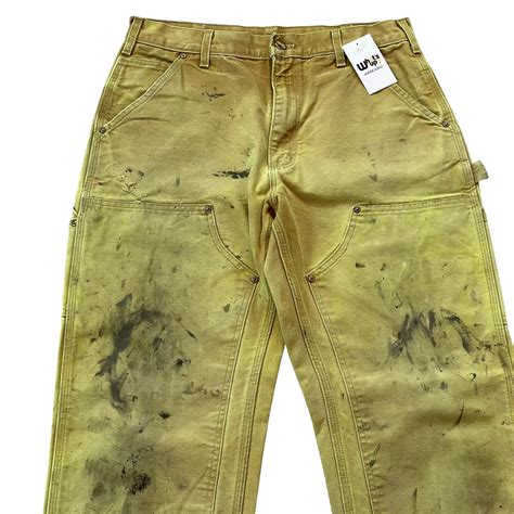 2006s Carhartt doubleknee work pant "Garment Dye Yellow" | What’z up
