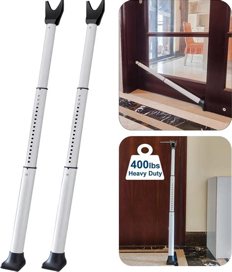 2 Pack Rerishom Door Security Bar, Door Stoppers Security bar,Heavy ...