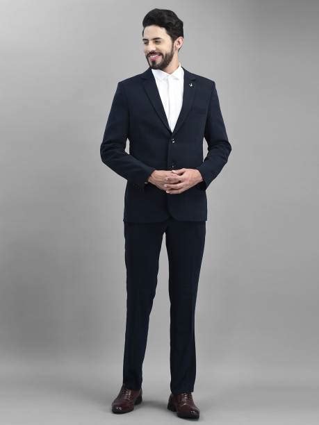 Navy Blue Suit - Buy Navy Blue Suit online at Best Prices in India ...