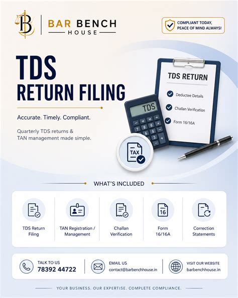 TDS Return Filing | Bar Bench House