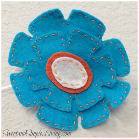 Image result for Felt Flower Tutorial