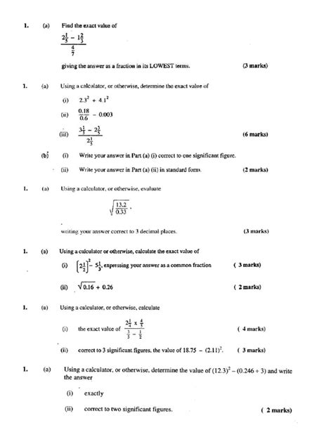 Image result for CSEC Math Worksheets
