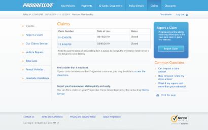 Progressive Insurance Log 的图像结果