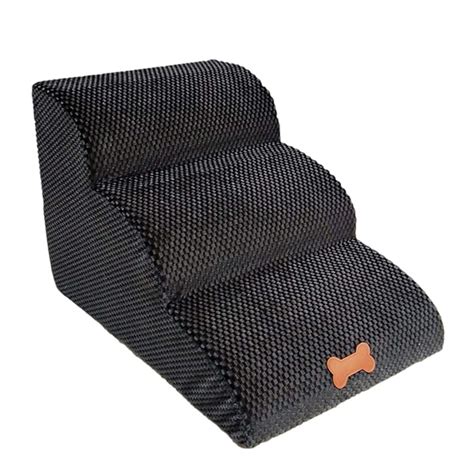 Buy iBaste Pet Stairs 3 Layers Dog Ramp or Cat Stair Ladder, Sofa Bed ...
