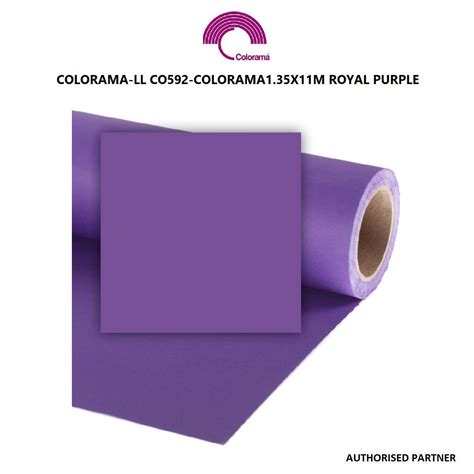 Colorama Paper Background 1.35 x 11m Royal Purple | Future Forward
