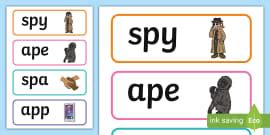 3-Letter Words - General Literacy Primary Resources - Twinkl