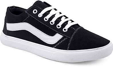 Buy Afreet Casual Lace Up Sneaker Black Casual Shoes Men 215-Leaf Black ...