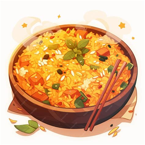 Premium Vector | Bangalore Bisi Bele Bath and Spicy Rice Dish