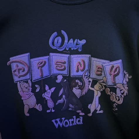 vintage disney world sweater - size medium little... - Depop