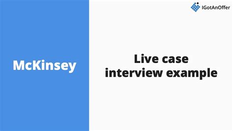 McKinsey Case Interview Example 的图像结果