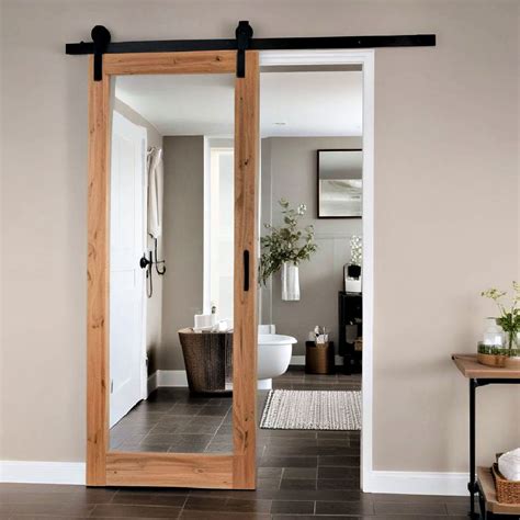 15 Bathroom Barn Door Ideas To Save Space in Style
