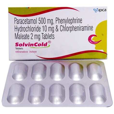 Solvin Cold Tablet | Uses, Side Effects, Price | Apollo Pharmacy