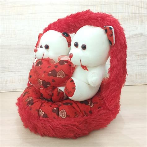 Couple Teddy Bear with Heart
