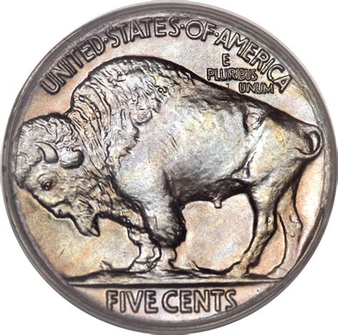 5 Cents "Buffalo Nickel" (flat ground) - United States – Numista
