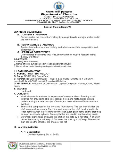 Image result for Sample Cot Lesson Plan Melc Based