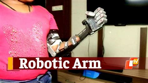 Class 10 Student Of Bhubaneswar Designs Robotic Arm For Divyang Girl