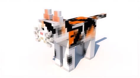 Image result for Cartoon Cat 3D Model Minecraft