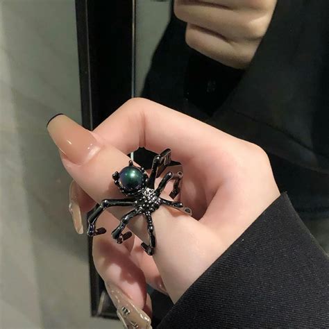 Shadow Web Statement Ring – A Little Extra