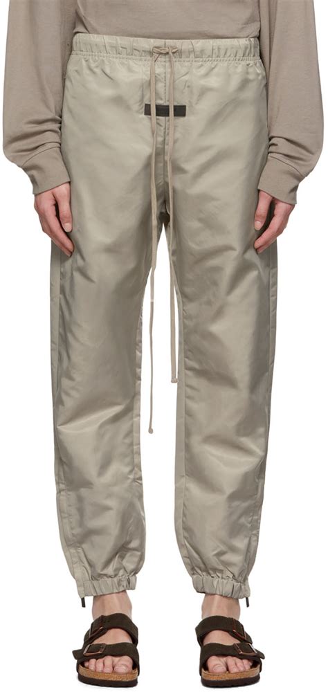 Fear of God ESSENTIALS Nylon Track Pant Stretch Limo | END. (SG)