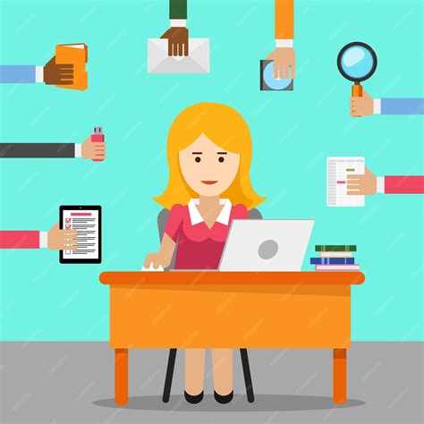 Busy Office Woman Clip Art 的图像结果