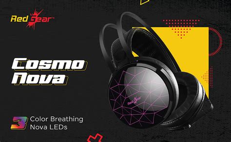 Redgear Cosmo Nova Wired Over Ear Headphones with Mic (Black) : Amazon ...