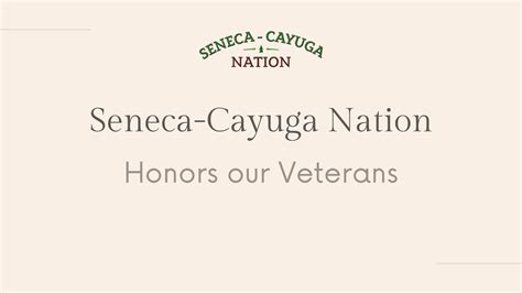 Tribute to the Brave: Honoring Seneca Cayuga Veterans | Seneca Cayuga Tribe
